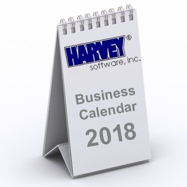 Harvey Software Business Calendar 2018